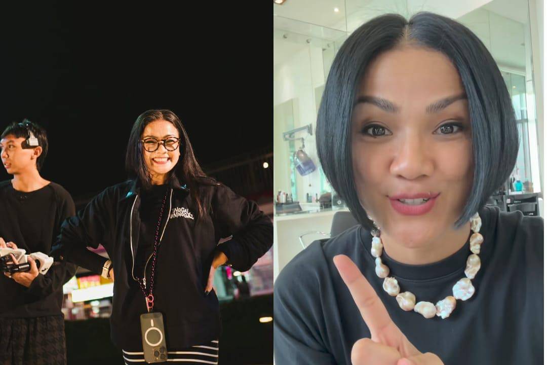 Nirina memotong rambut jadi pendek
