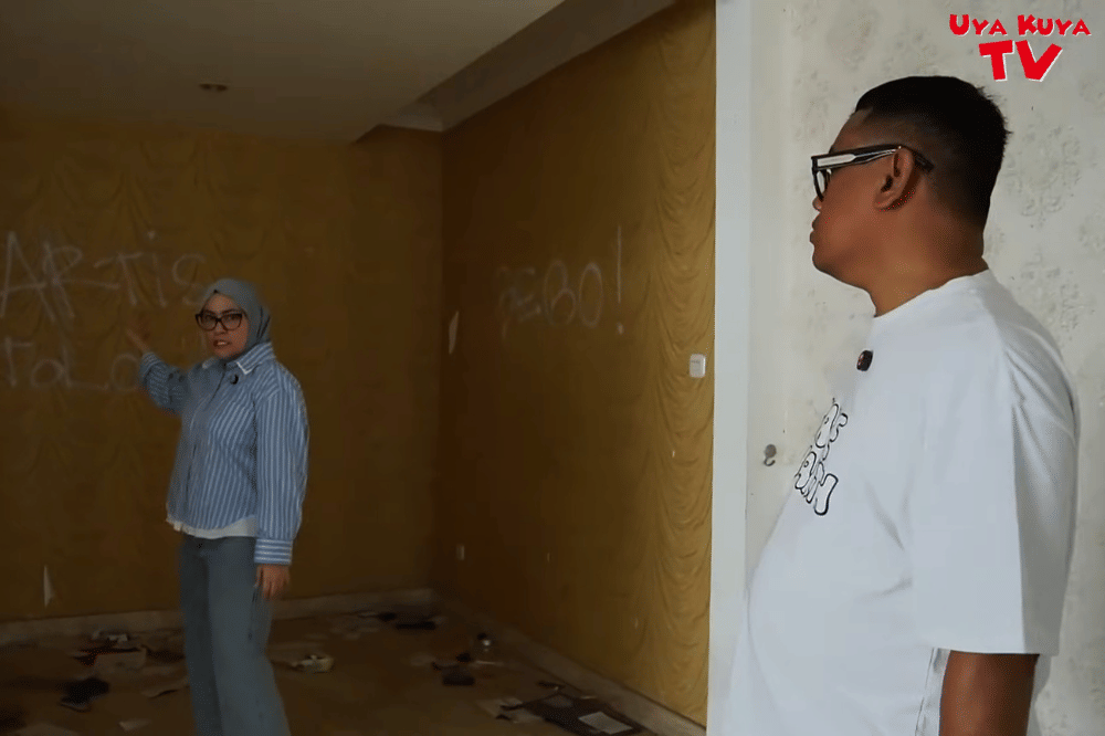 Foto rumah Uya usai dijarah