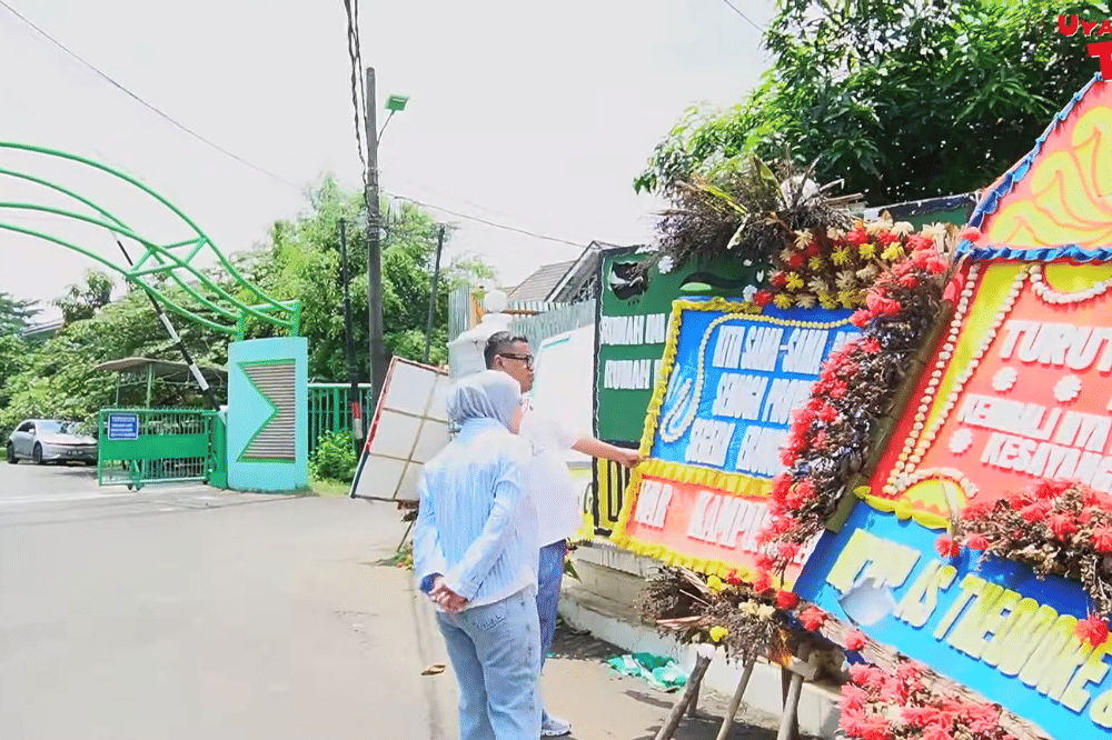 Foto rumah Uya usai dijarah