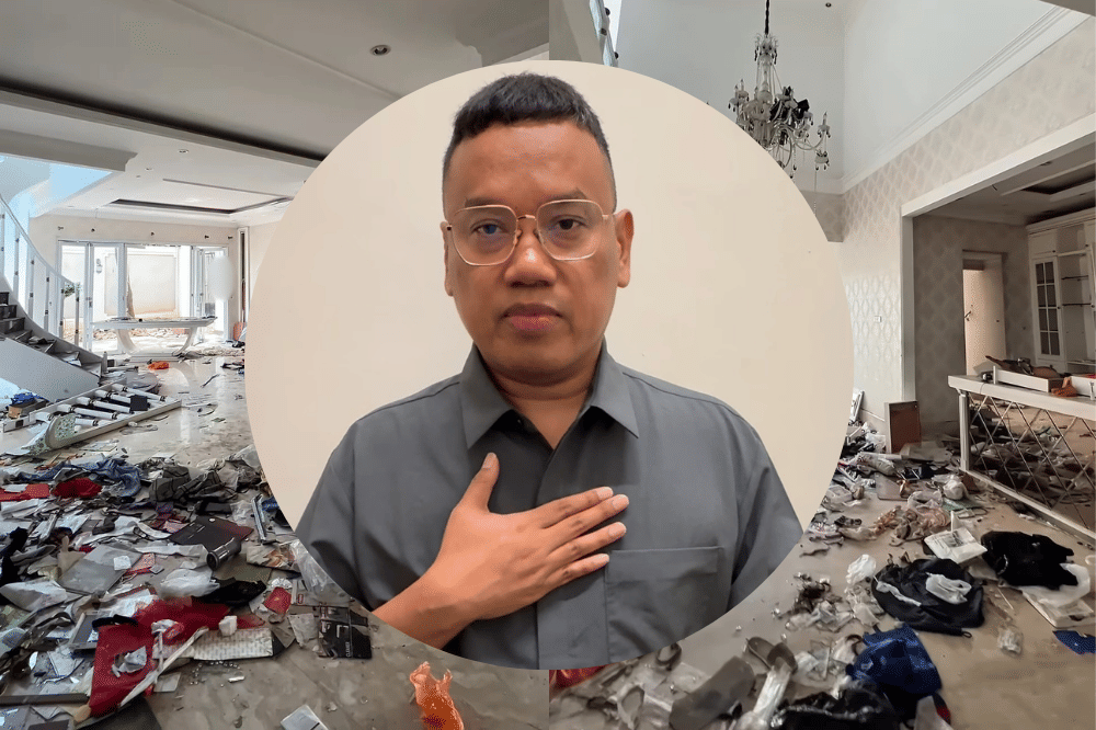 Foto Rumah Uya Kuya usai Dijarah