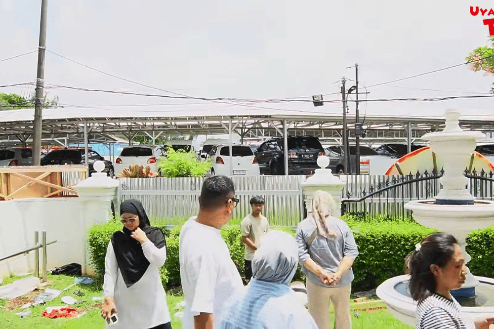 Foto rumah Uya usai dijarah