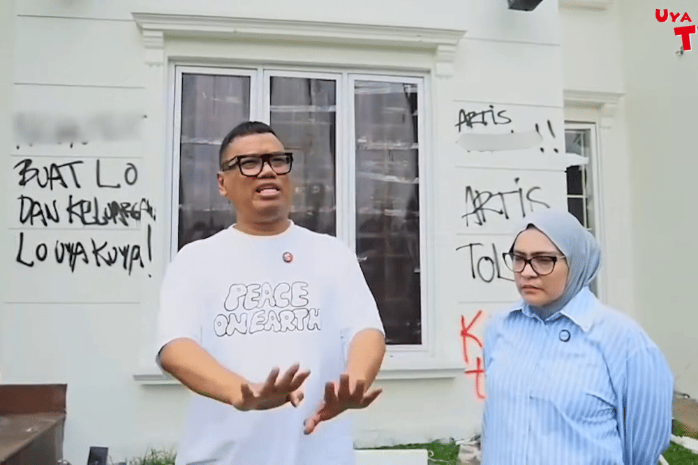 Foto rumah Uya usai dijarah