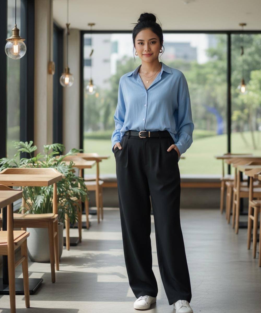 6 Kombinasi Warna yang Cocok Dipadukan dengan Atasan Baby Blue (2).jpg