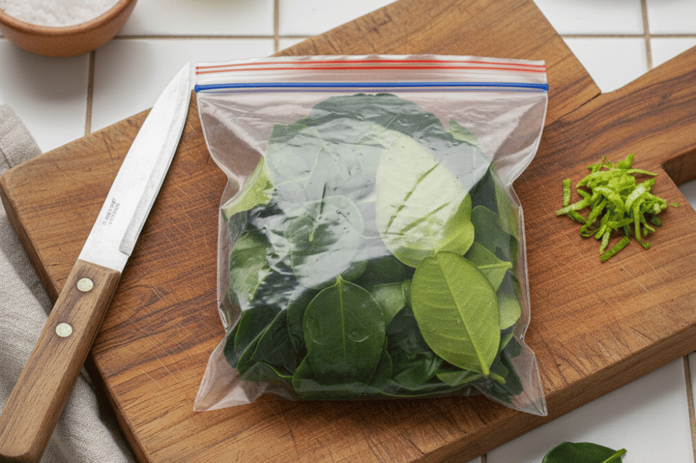 Cara Menyimpan Daun Jeruk agar Awet