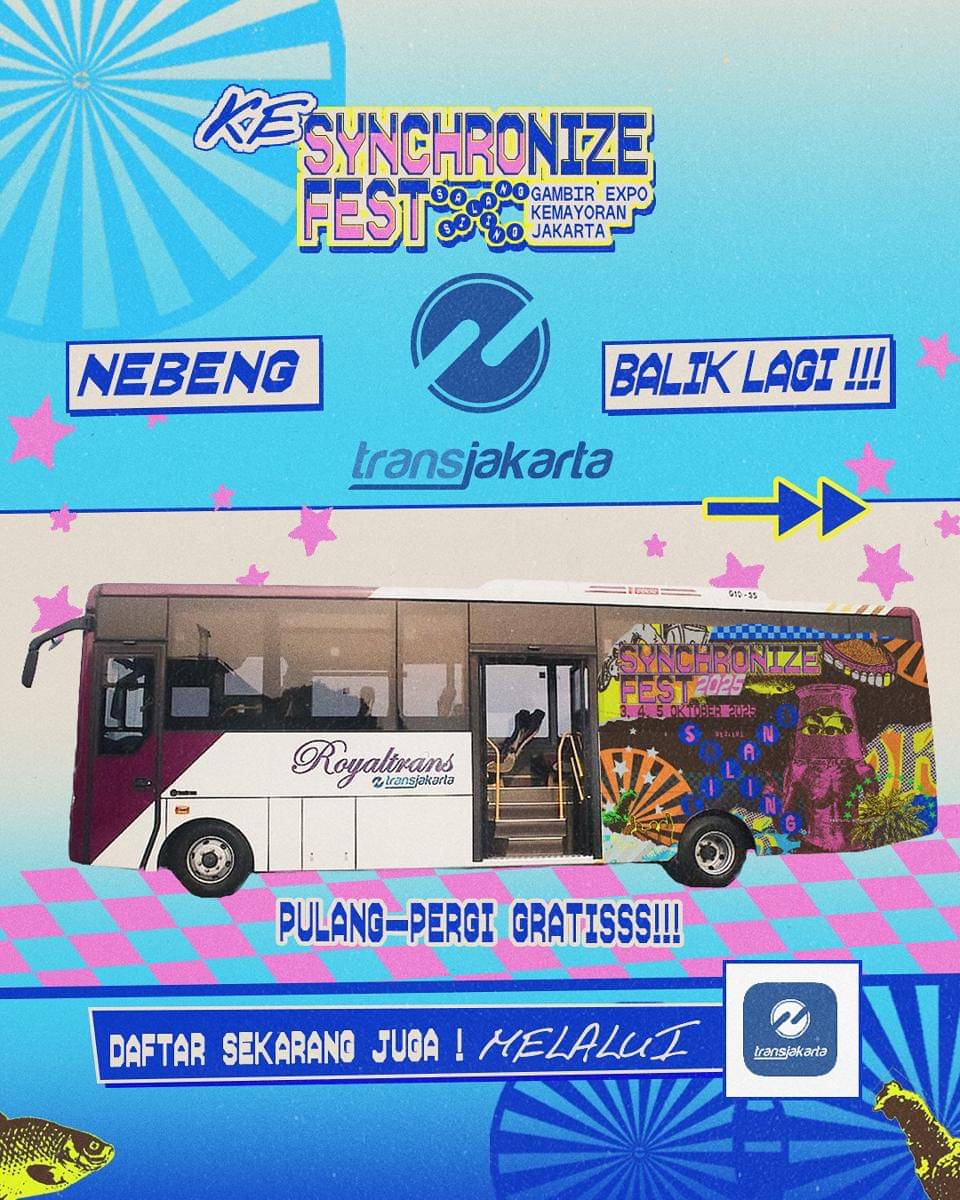 10 Fasilitas Menarik Synchronize Fest 2025, Ada Kids Area!