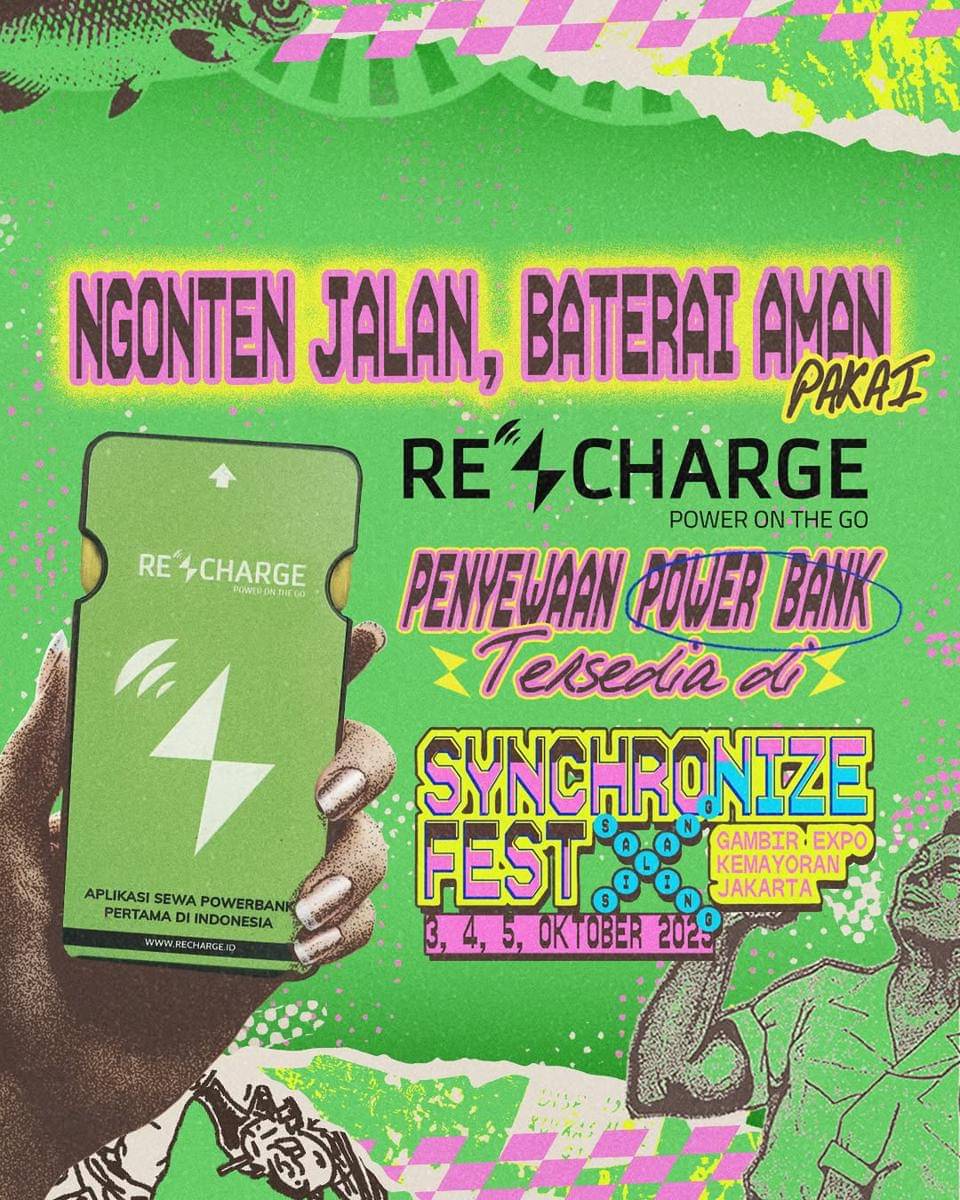 10 Fasilitas Menarik Synchronize Fest 2025, Ada Kids Area!