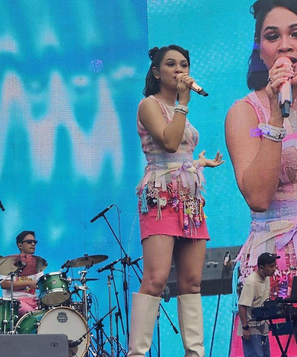 Potret Andien di Synchronize Fest 2025