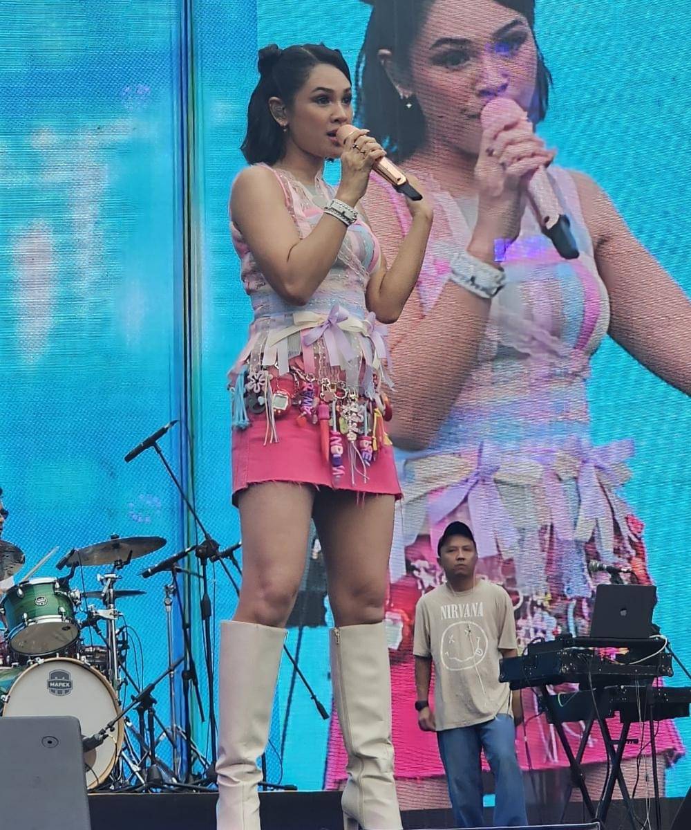 Potret Andien di Synchronize Fest 2025