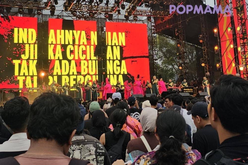 Potret Mother Bank & Nasida Ria di Synchronize Fest 2025, Unik tapi Kompak
