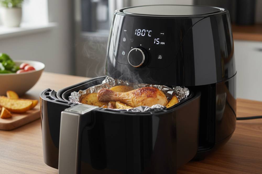 Apakah Bisa Memakai Aluminium Foil di Air Fryer?