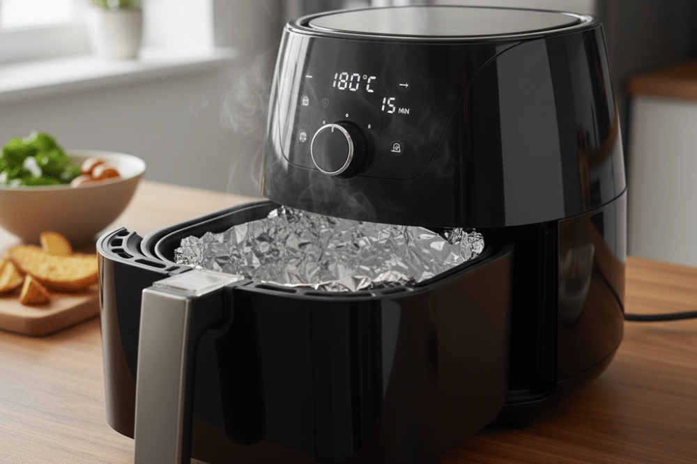 Apakah Bisa Memakai Aluminium Foil di Air Fryer?
