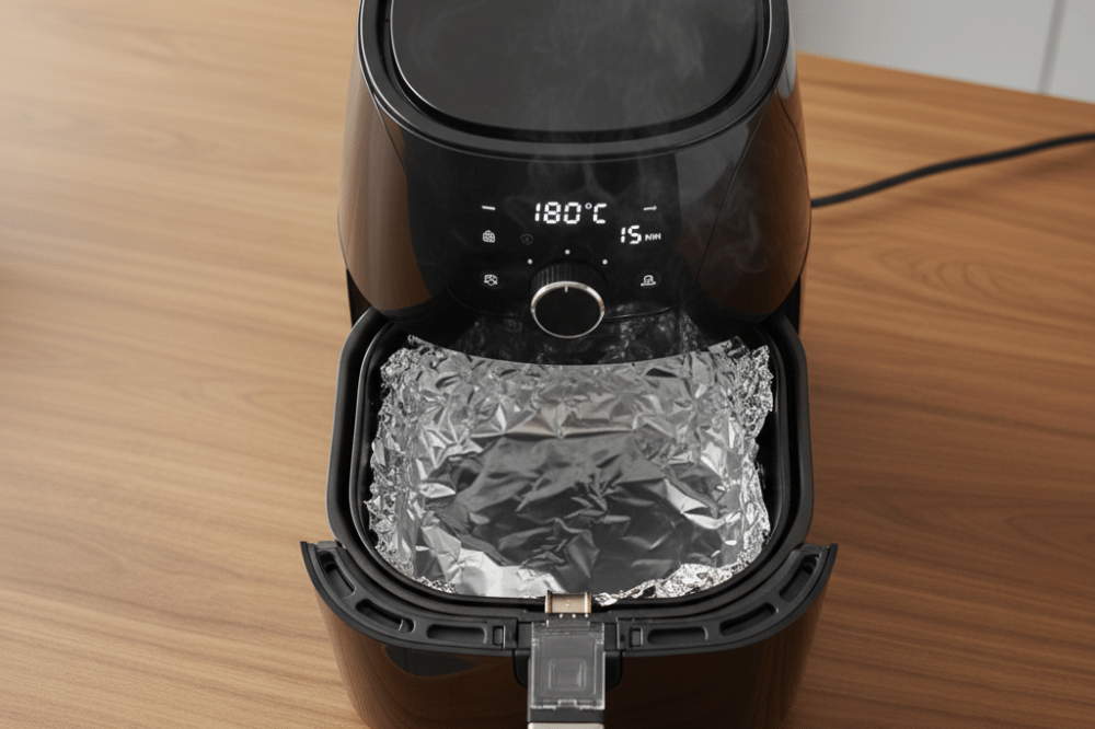 Apakah Bisa Memakai Aluminium Foil di Air Fryer?