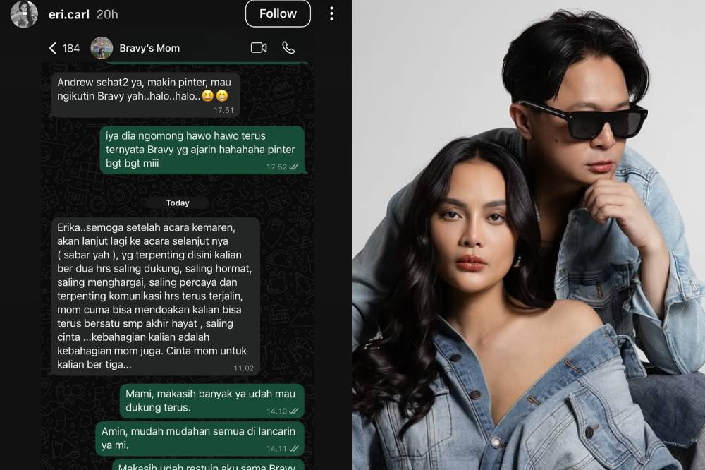 Isi Chat Mamanya Bravy untuk Erika Carlina
