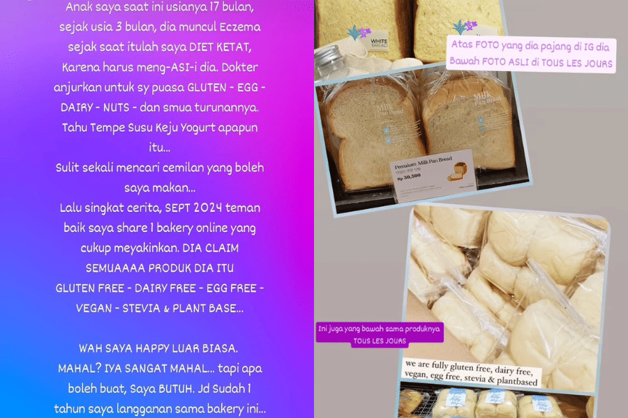 Curhatan Felicia Elizabeth saat mengetahui dirinya menjadi korban penipuan toko roti 