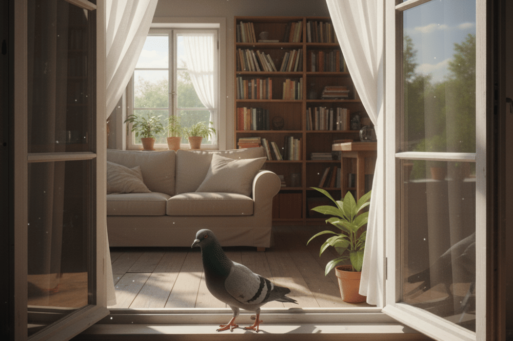 Arti Burung Merpati Masuk Rumah