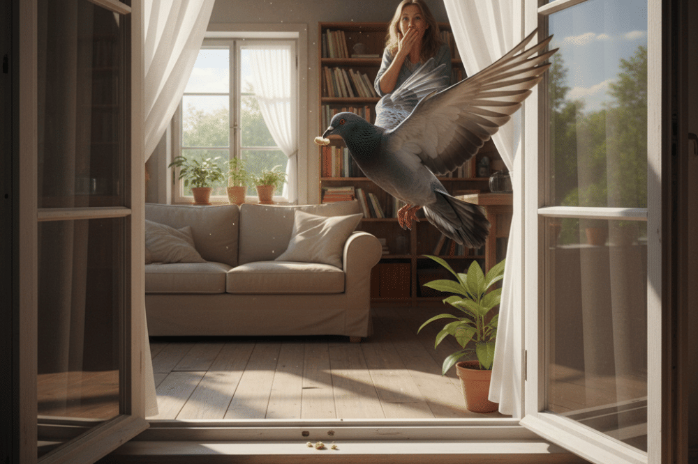 Arti Burung Merpati Masuk Rumah