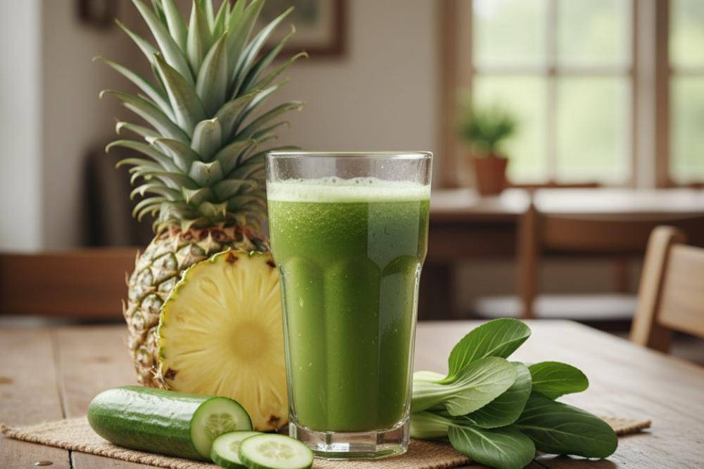 Resep Jus Pakcoy Nanas untuk Bantu Mama Atasi Jerawat dari Dalam.jpg