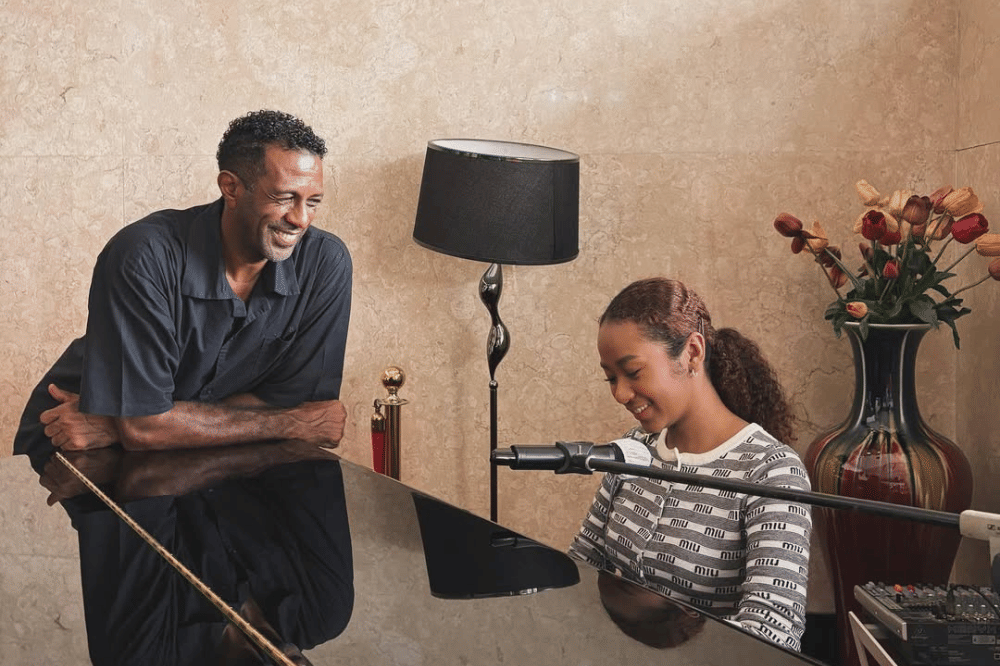 Momen Ketika sang Ayah Menemani Latihan