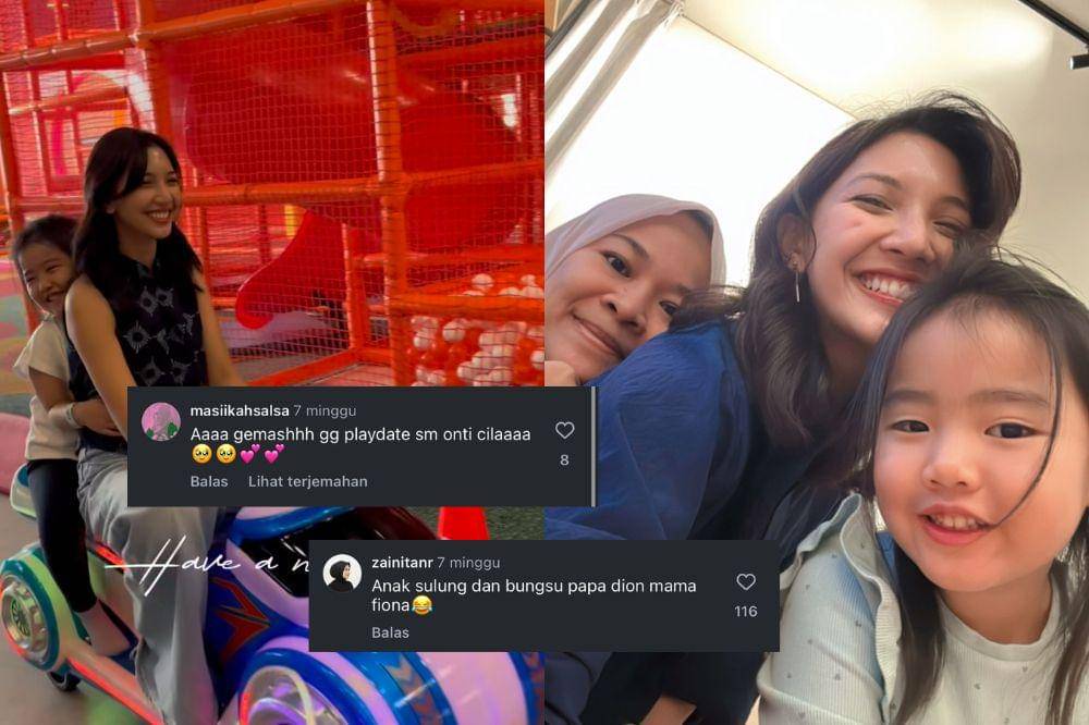 Momen seru Sheila dan Gianna main