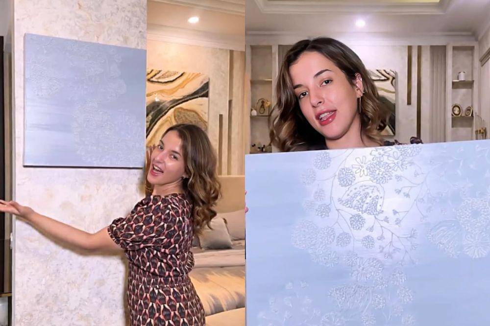 Tasya Farasya Beli Lukisan dari Penggemar, Begini Kisah dan Maknanya Cover