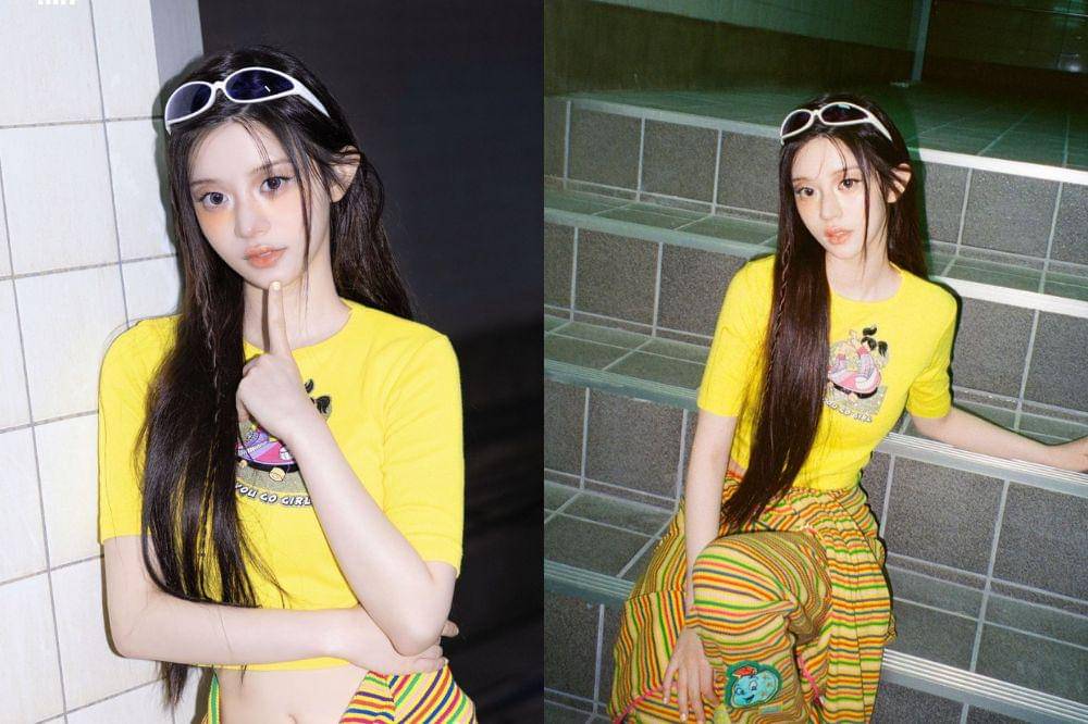 Minju outfit kuning Jellyous