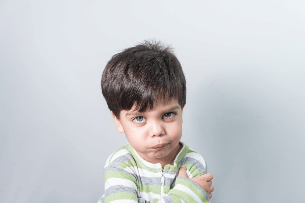 anak balita marah