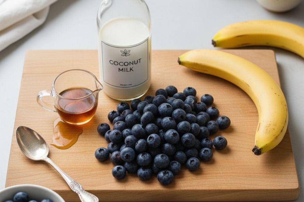 Smoothie Kelapa Blueberry: Rahasia Kulit Awet Muda Mama