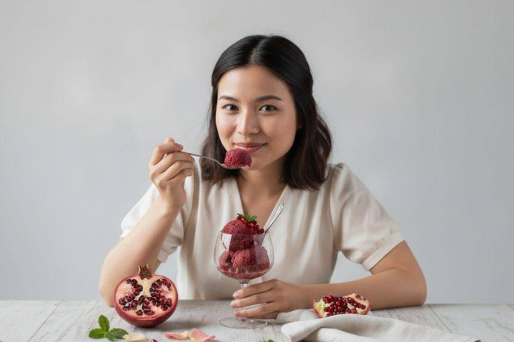 Resep Pomegranate Sorbet Segar untuk Kulit Cerah dan Sehat