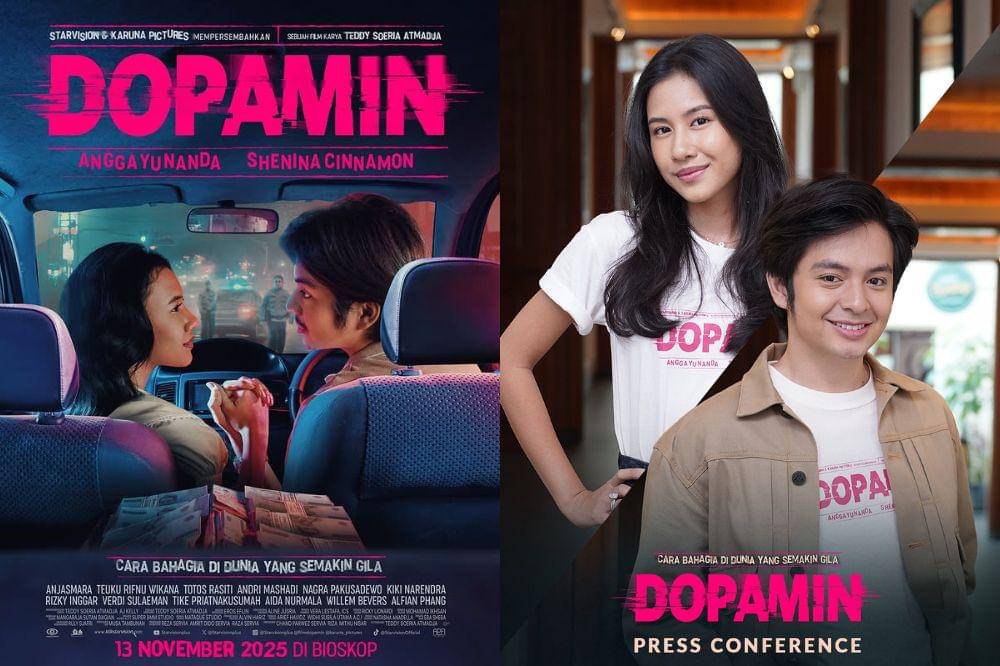 Misteri Trailer Film Dopamin, dibintangi Angga Yunanda dan Shenina