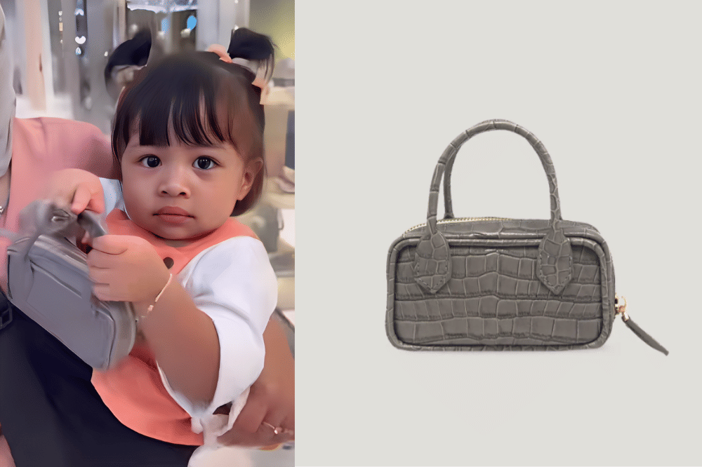 Lily dengan tas mininya