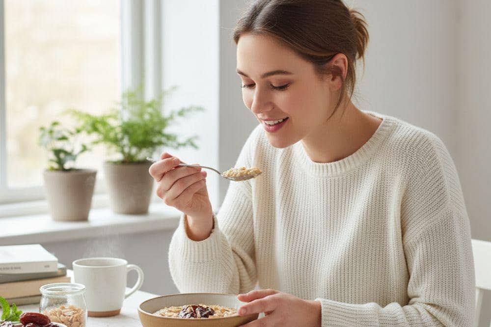 Resep Bubur Oat Kurma dan Almond untuk Mama Menyusui