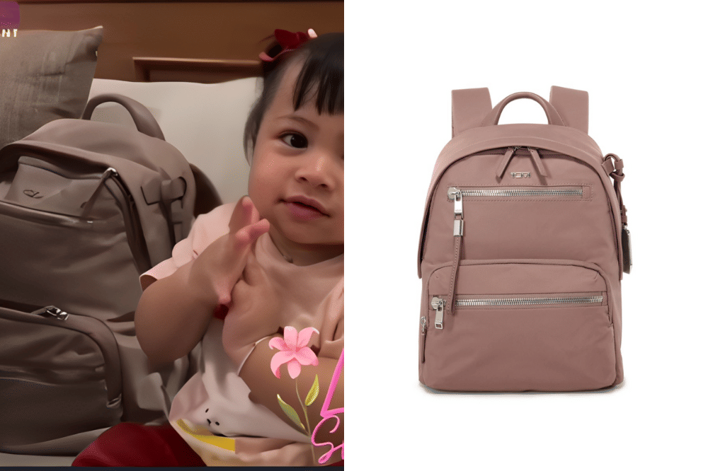 Lily dengan tas besarnya