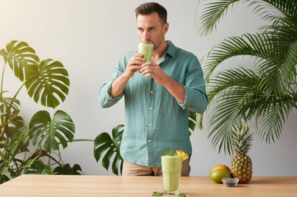 Resep Smoothie Hijau Tropis untuk Meningkatkan Kualitas Sperma