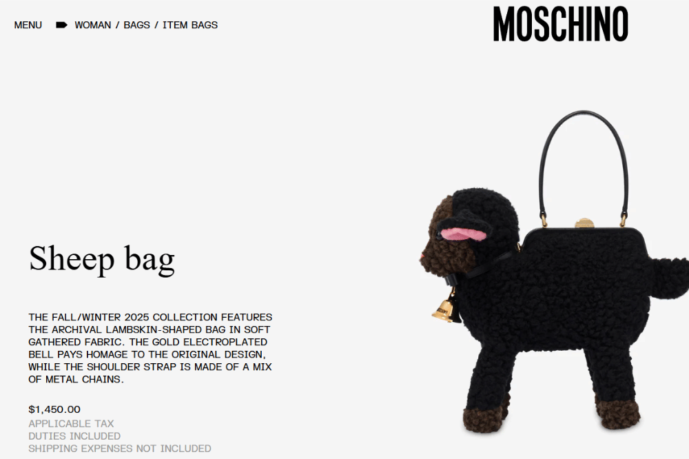 Harga tas berbentuk hewan kambing milik Lily