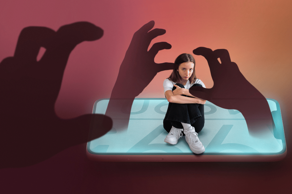 Ilustrasi cyber-bullying