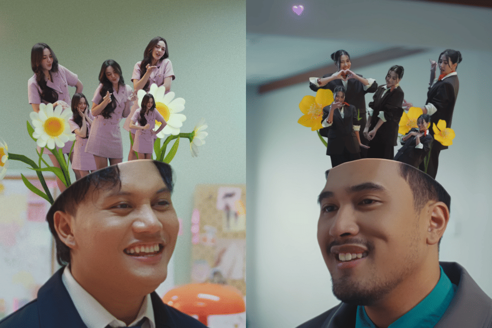 Foto Mahalini Bareng Rizky Febian di Video Klip 'Alamak'