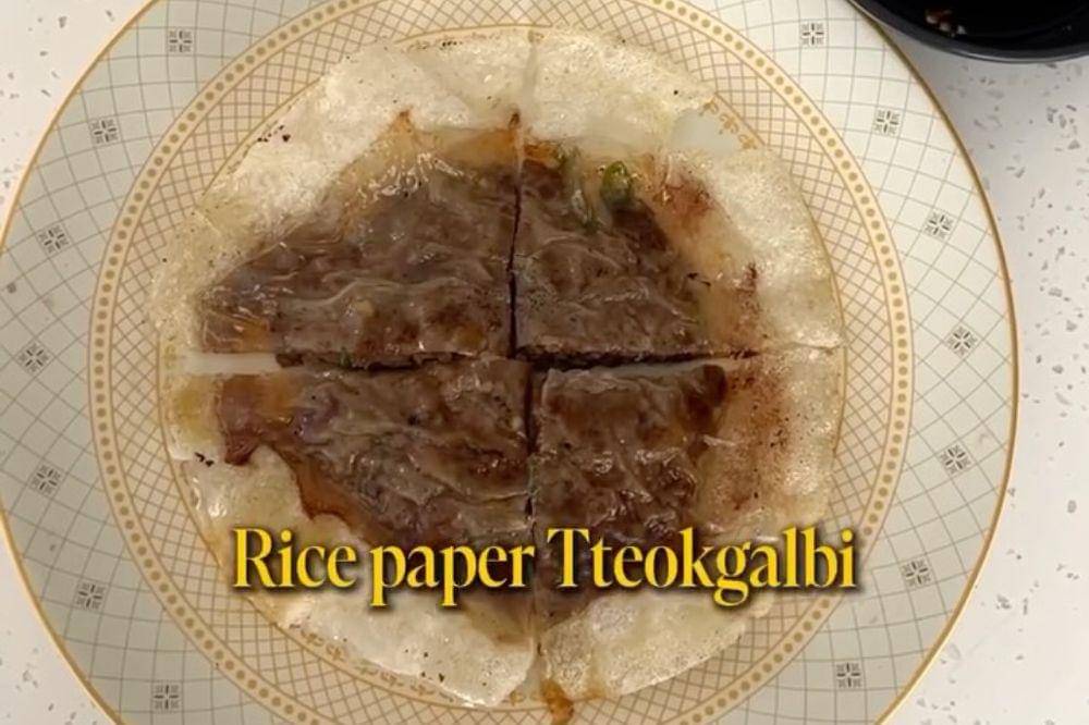 rice paper tteokgalbi