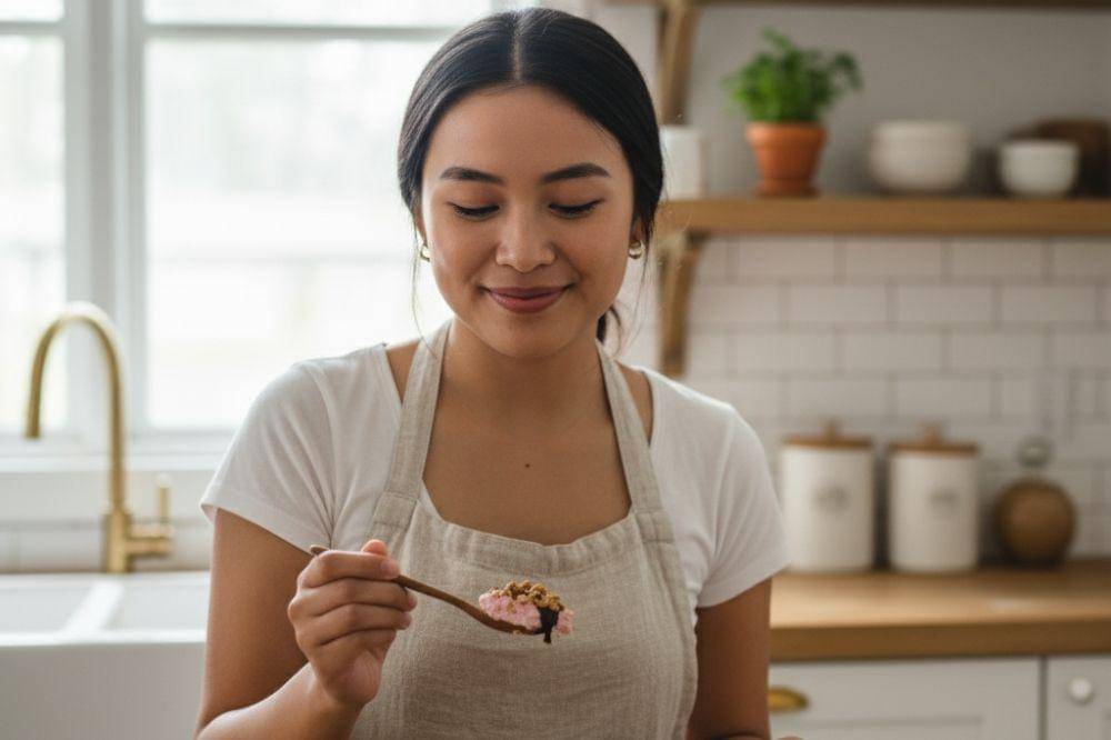 Sweet Strawberry Crunch, Camilan Sehat untuk Dukung Kesuburan