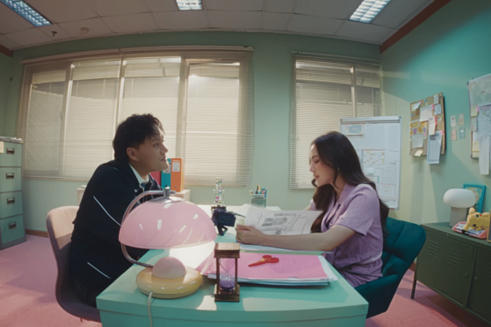 Foto Mahalini Bareng Rizky Febian di Video Klip 'Alamak'