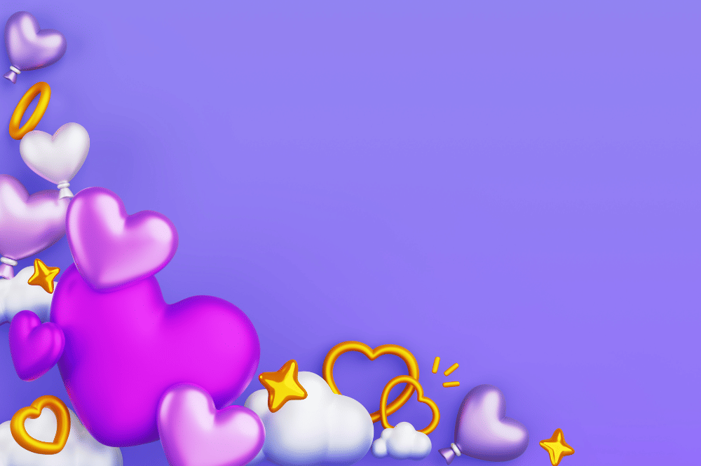 Arti Emoji Love Ungu