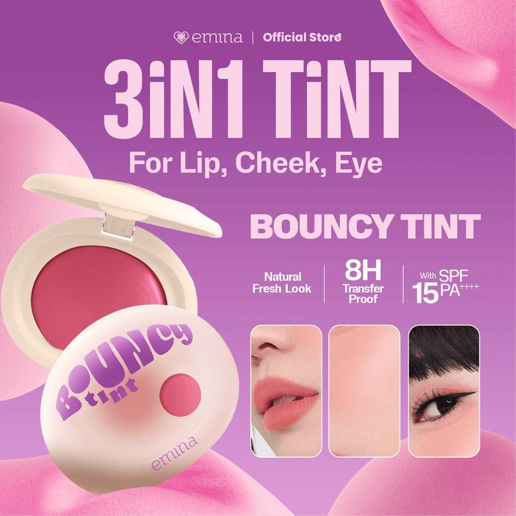 Emina Bouncy Tint 3 in 1