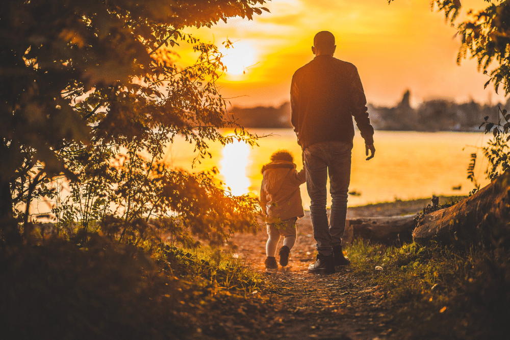 momen kebersamaan Papa dan anak