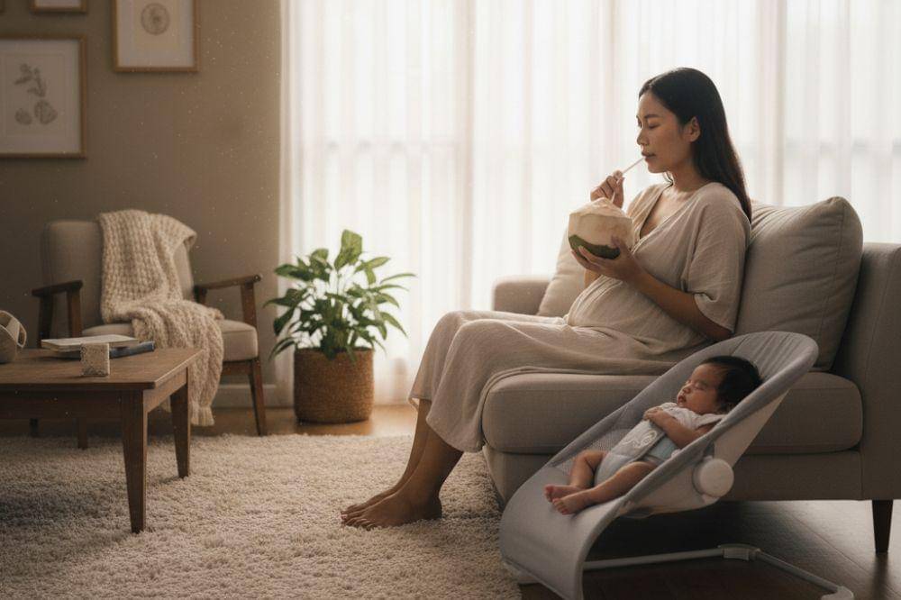 Manfaat Air Kelapa bagi Ibu Menyusui, Penuhi Hidrasi dan Energi