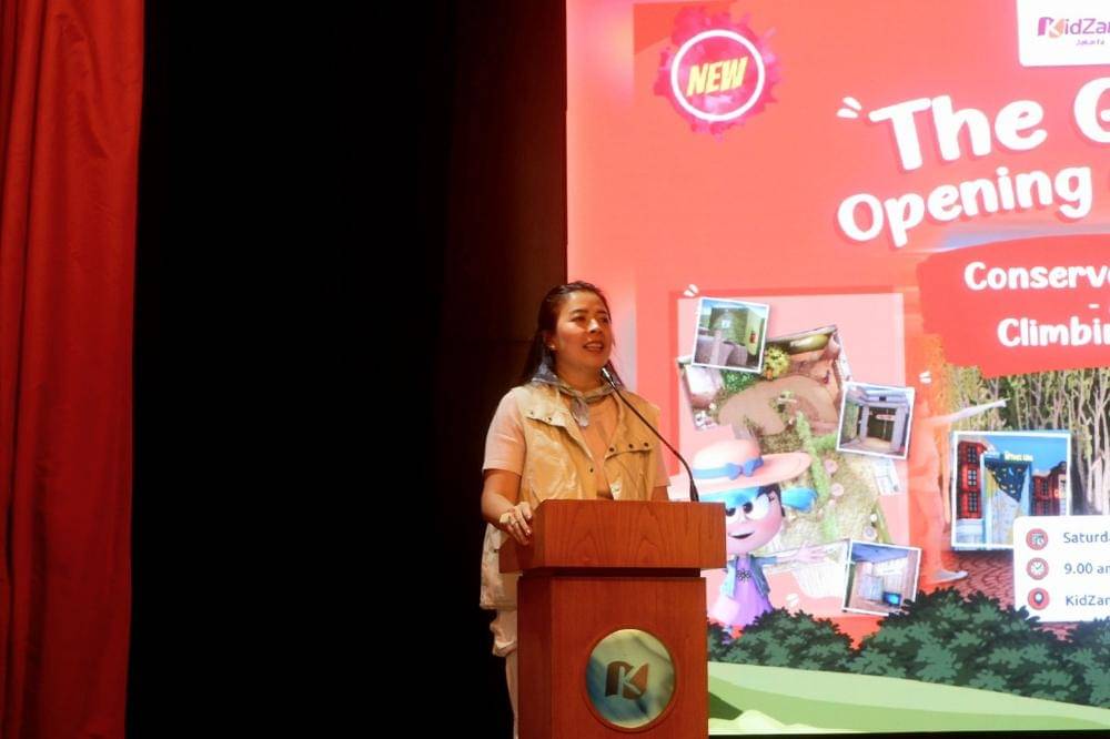 Sambutan dari Agnes Lukito, Head Division of EIGER Women & Junior