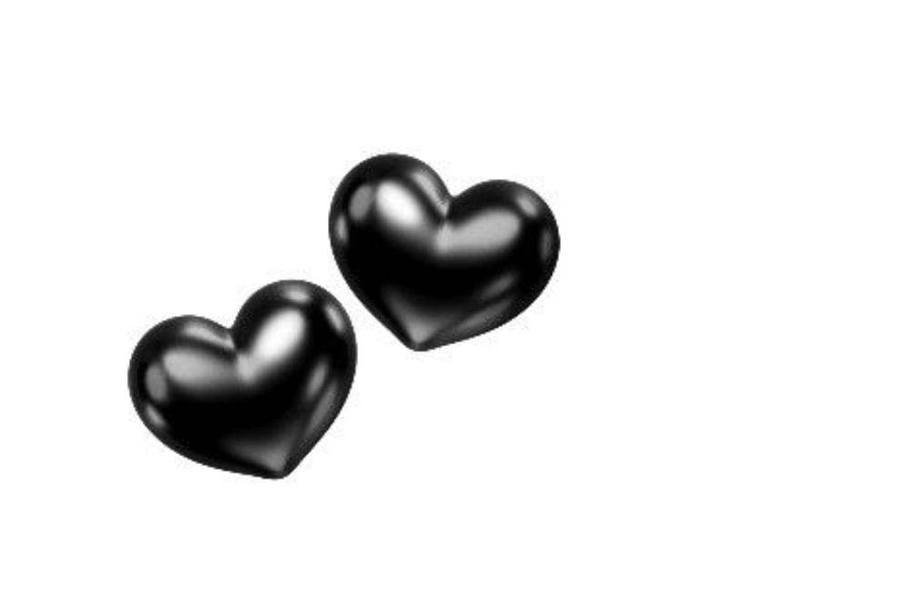 Arti Emoji Love Hitam