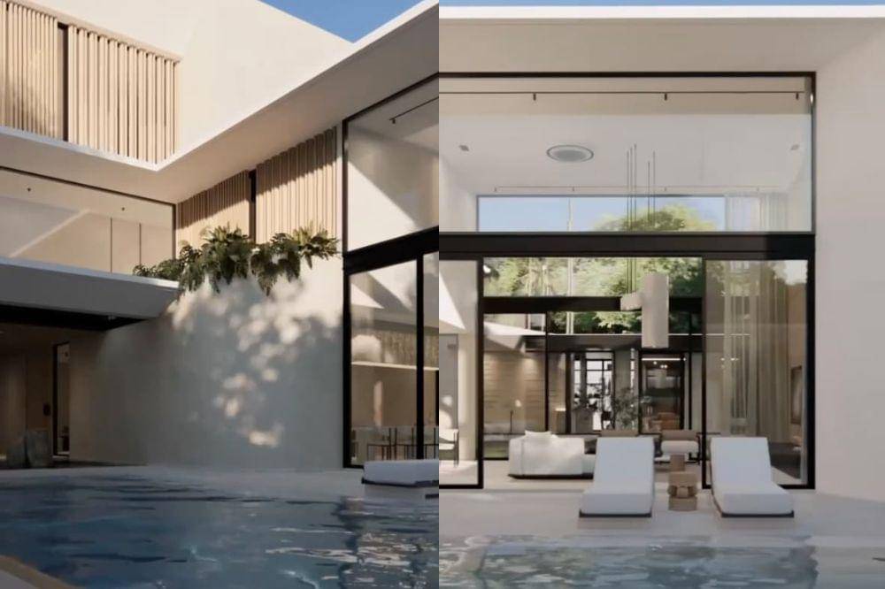 Foto Desain Vila Nikita Mirzani di Uluwatu Bali