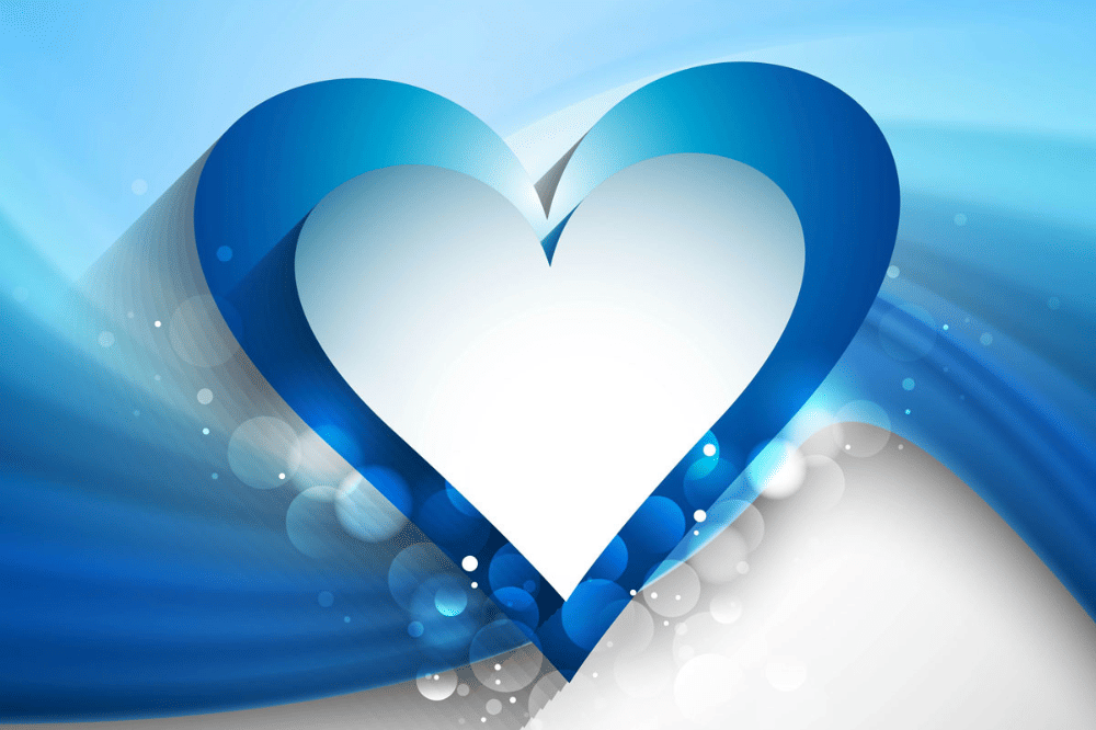 Arti Emoji Love Biru