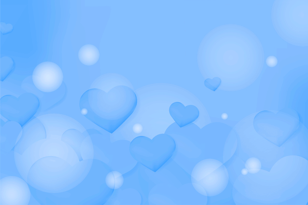 Arti Emoji Love Biru