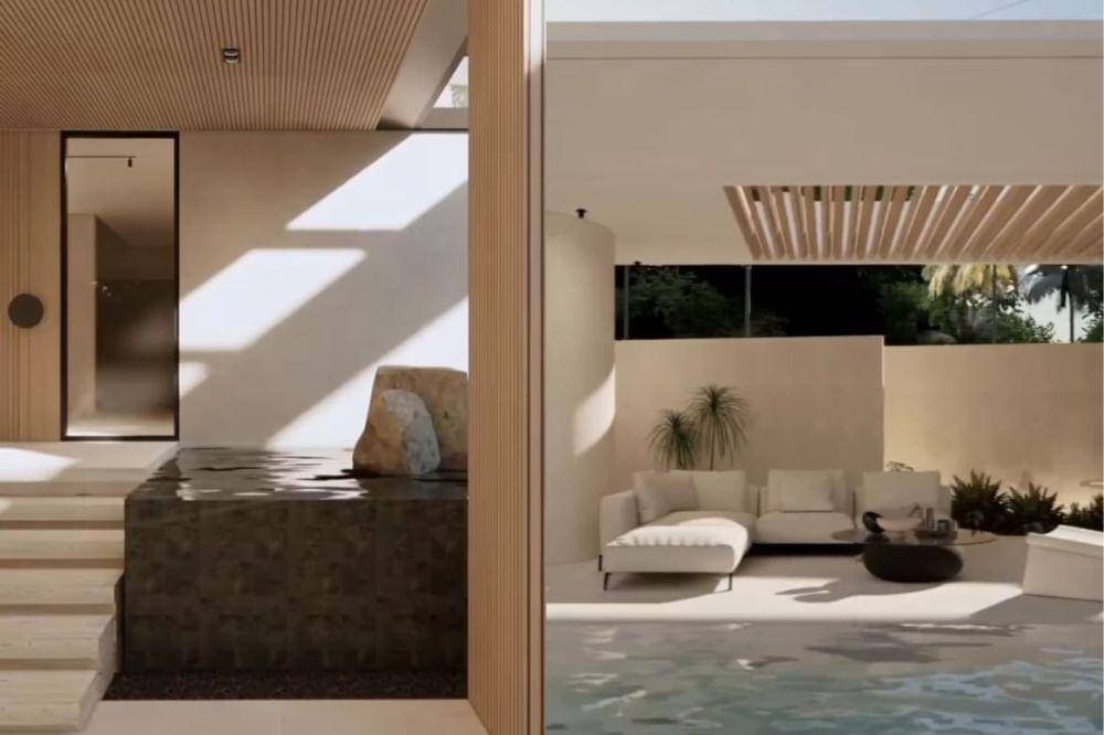 Foto Desain Vila Nikita Mirzani di Uluwatu Bali