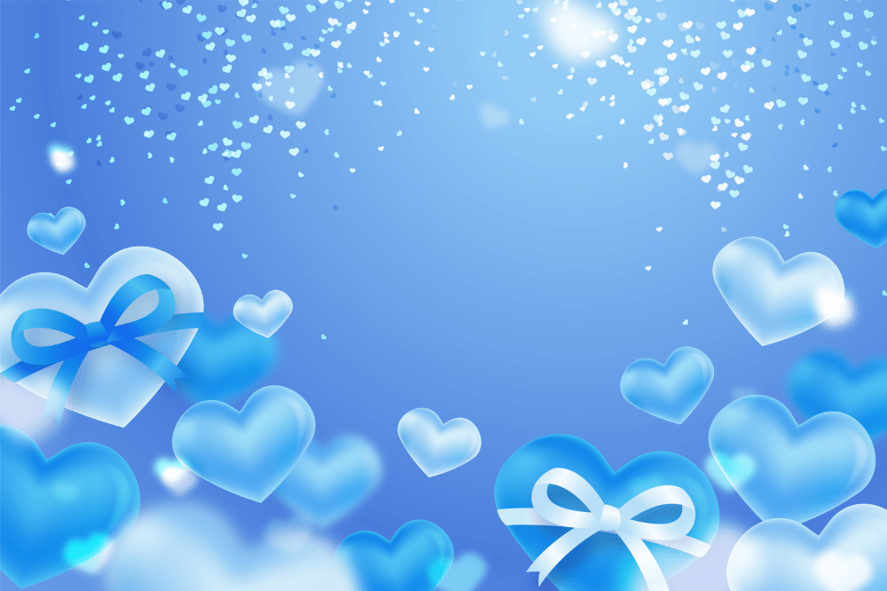 Arti Emoji Love Biru